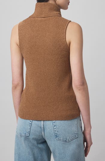 x @cellajaneblog Sleeveless Turtleneck Sweater