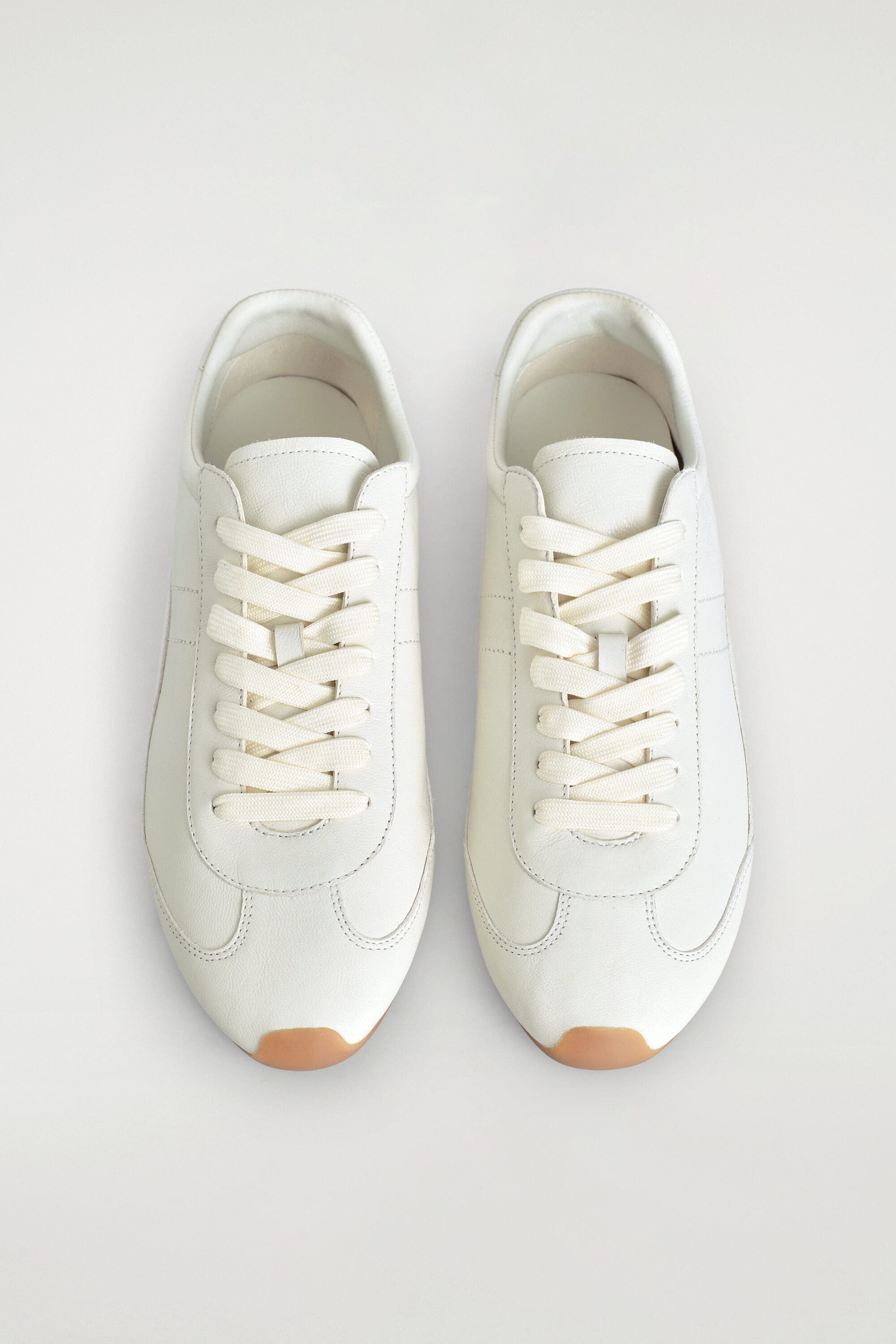 Leather Sneakers, Alternate, color, WHITE