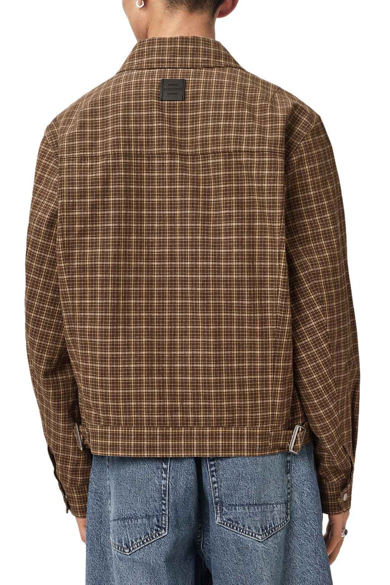 Lakeshaw Plaid Jacket, Alternate, color, MORASS BROWN