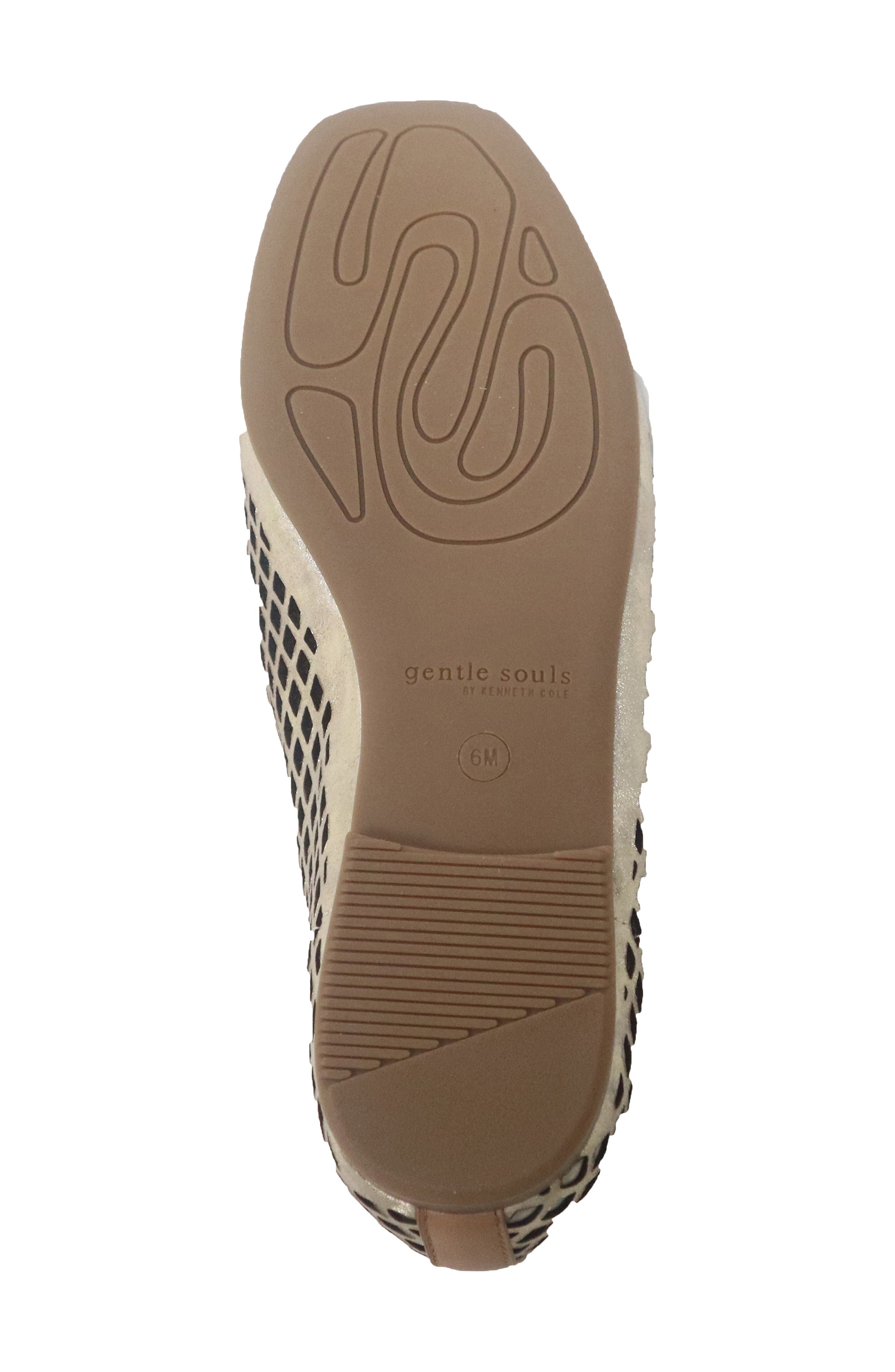 Willow Perf Ballet Flat, Alternate, color, GRAVEL LEATHER