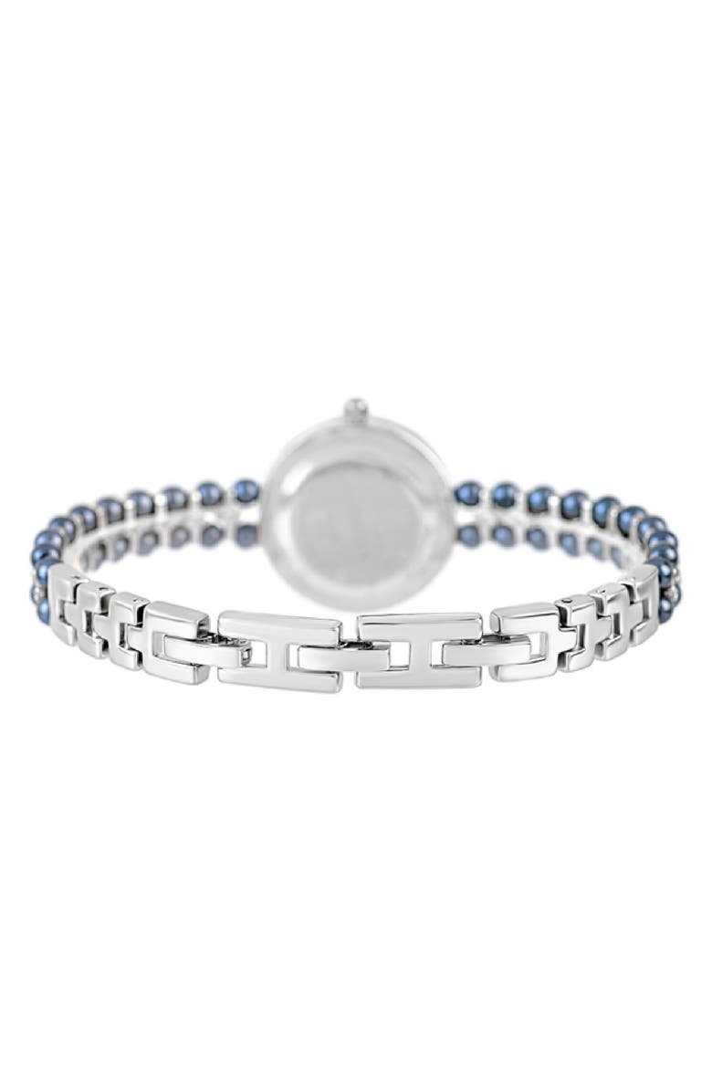 Danecraft Mother-of-Pearl Quartz Bracelet Watch, 25mm, Alternate, color, Silver