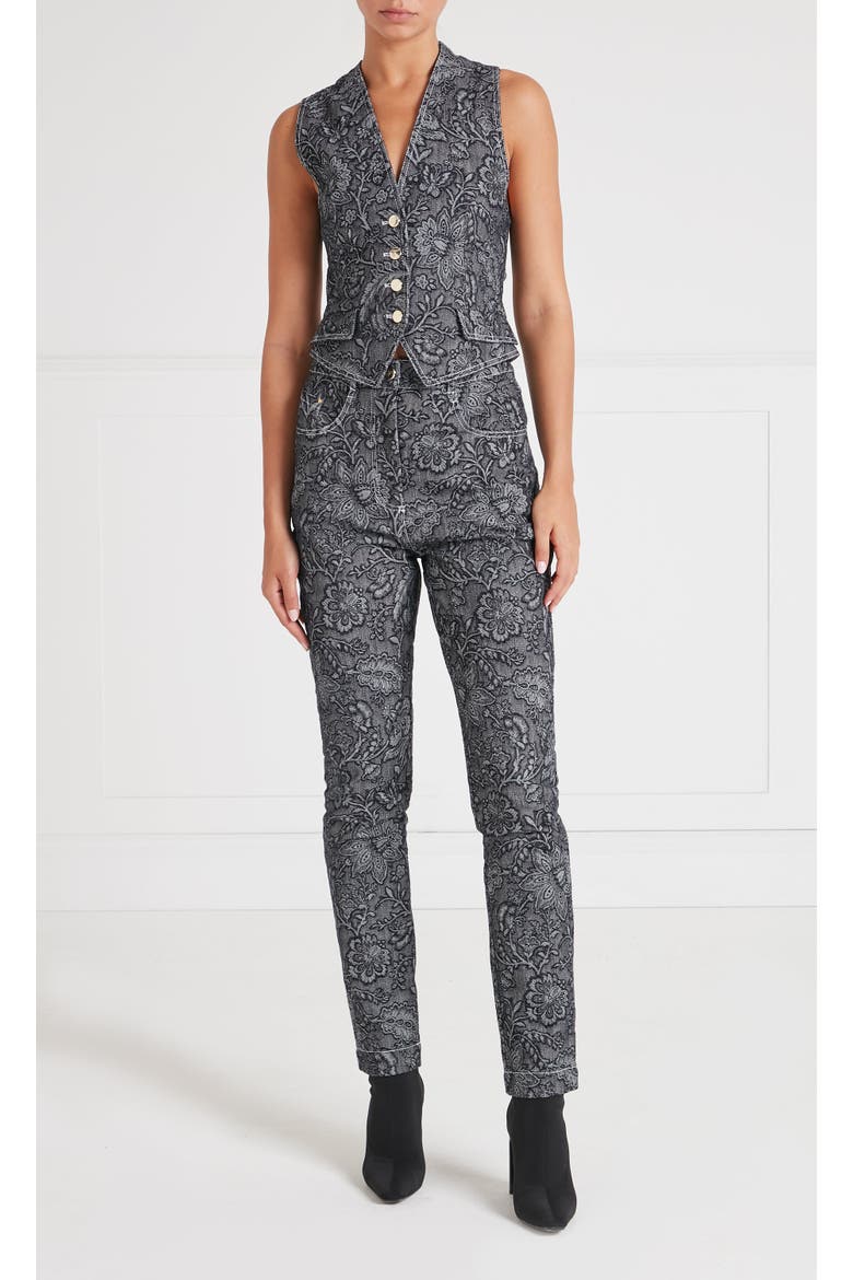 Francis Denim Trousers, Main, color, Washed Black