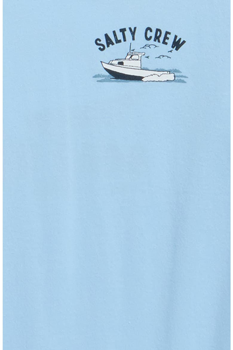 Kids' Boat Repair Cotton Graphic T-Shirt, Alternate, color, CLEAR SKY