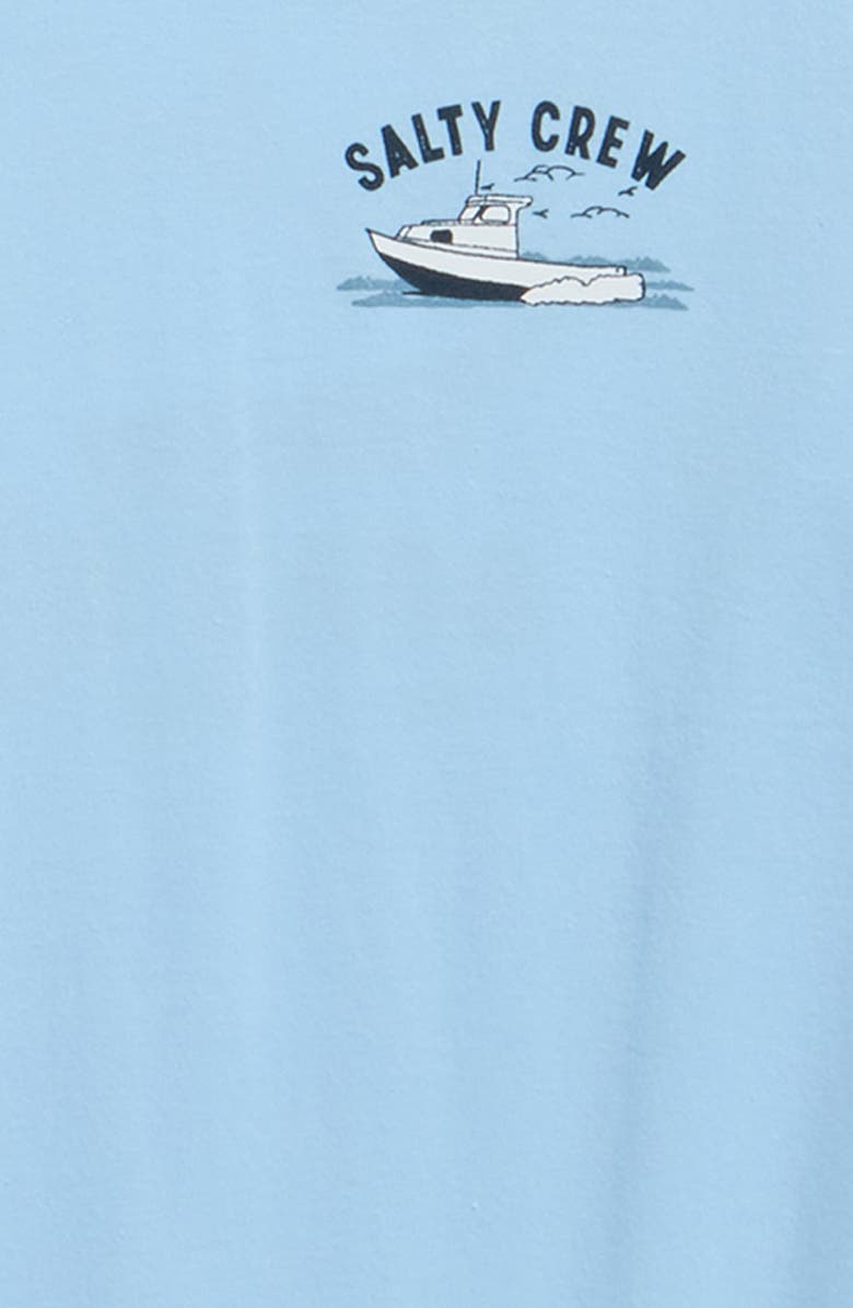 Salty Crew Kids' Boat Repair Cotton Graphic T-Shirt, Alternate, color, Clear Sky