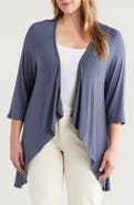 24seven Comfort Apparel Open Front Cardigan
