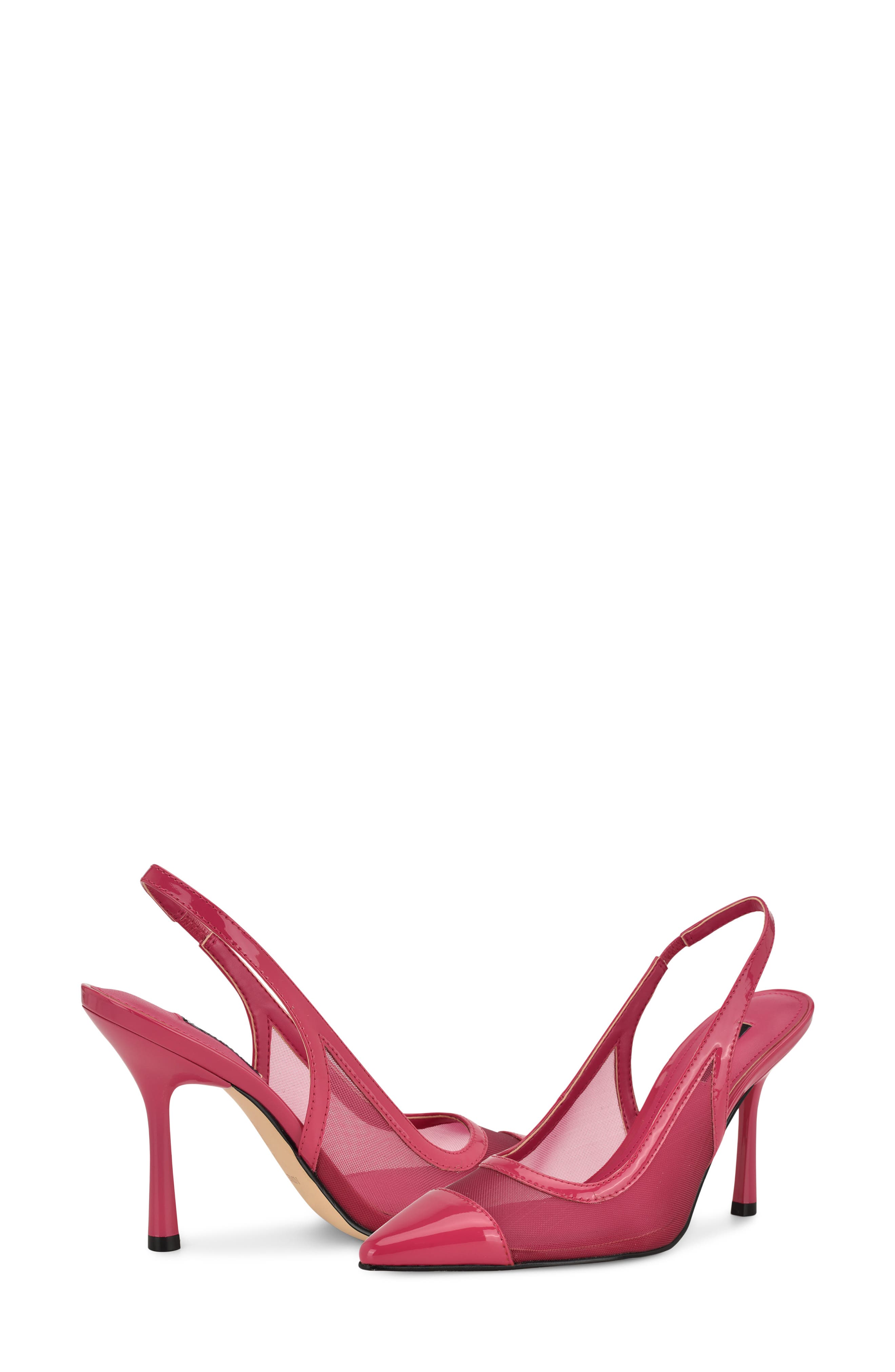 Jermain Slingback Pointed Toe Pump, Alternate, color, MEDIUM PINK