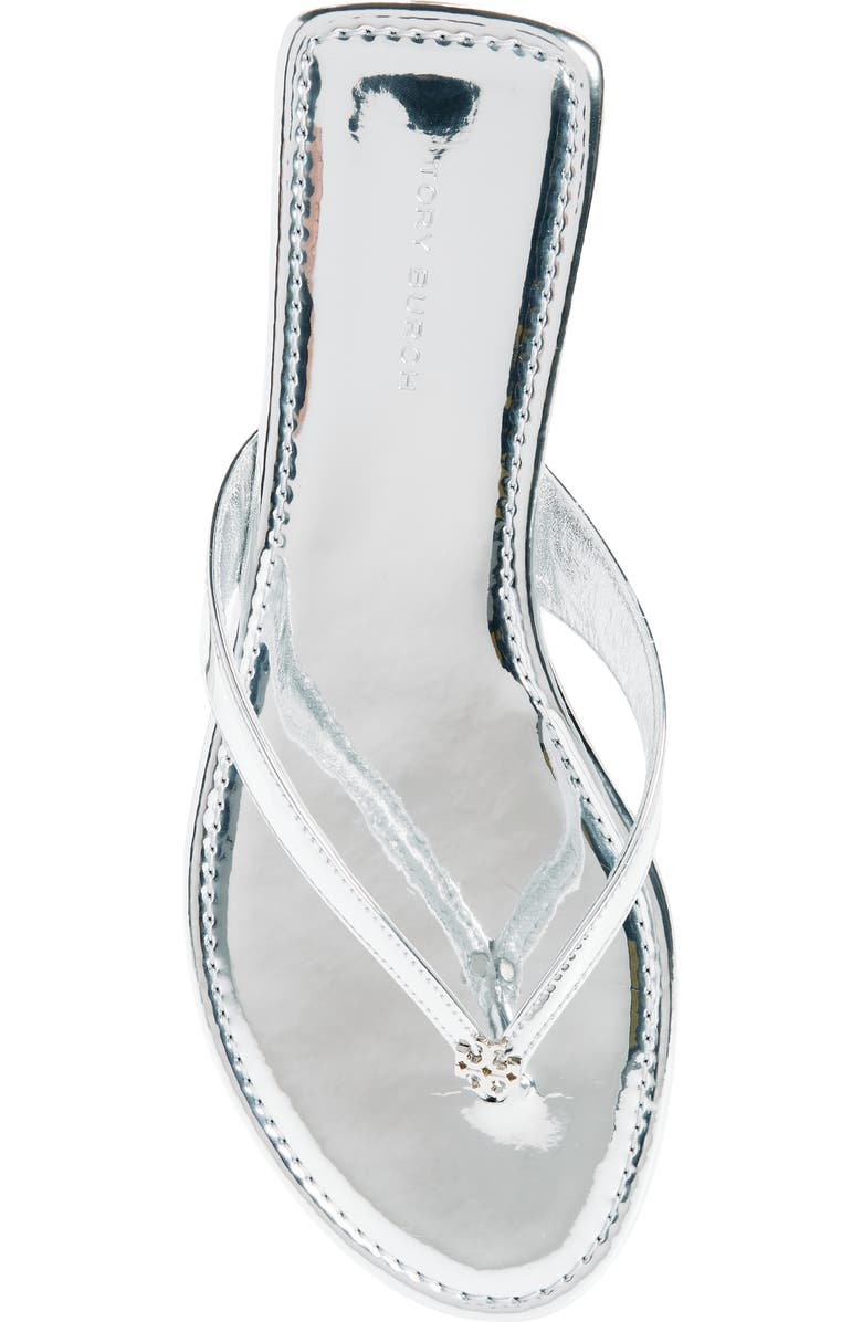 Tory Burch Classic Flip Flop, Main, color, Argento