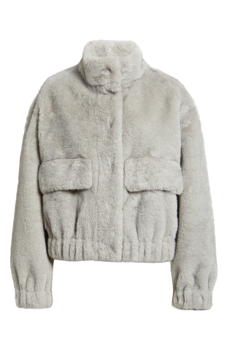 Sam Edelman Faux Fur Bomber Jacket, Main, color, 
