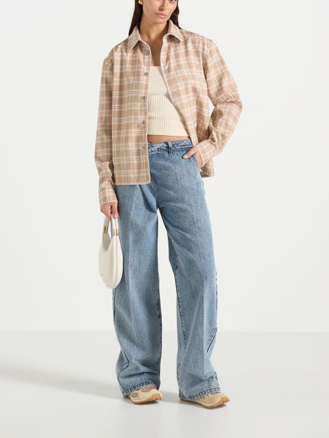Blake Unisex Whipstitch Check Shirt