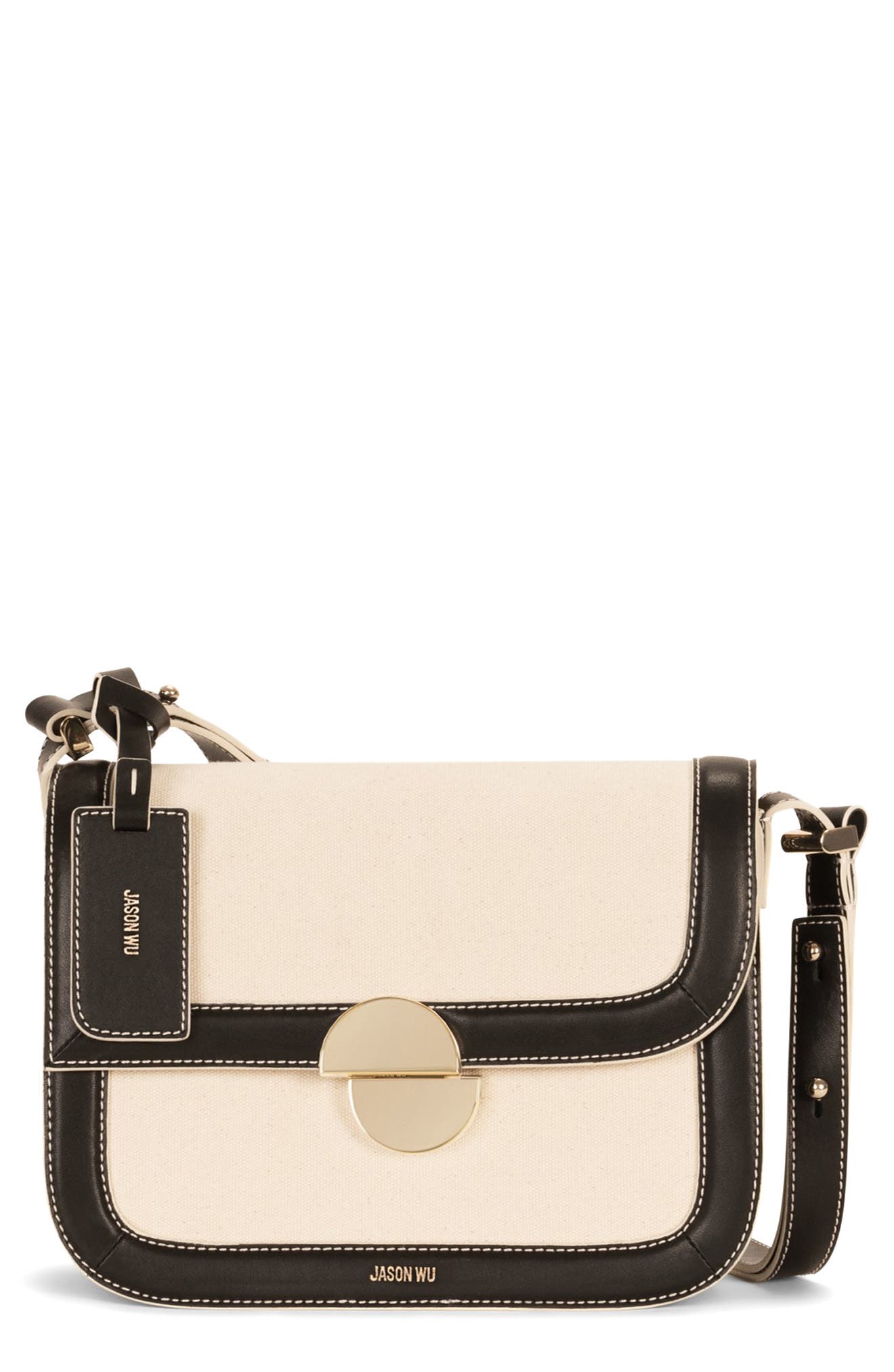 JASON WU Orbit Canvas Shoulder Bag, Main, color, 