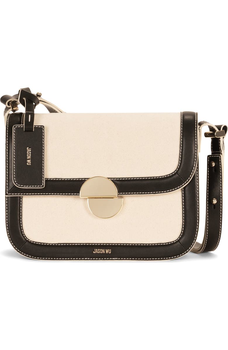 JASON WU Orbit Canvas Shoulder Bag, Main, color,
