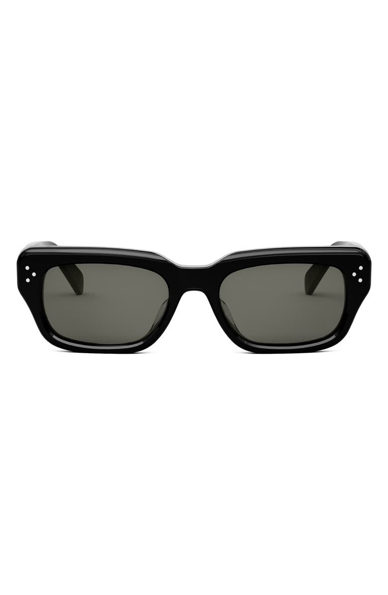 CELINE Bold 3 Dot Rectangular Sunglasses, Main, color,