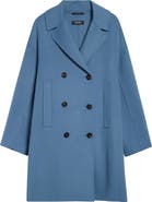 Max Mara Eden Wool Flannel Peacoat