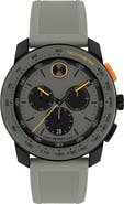 Movado Bold TR90 Chronograph Silicone Strap Watch, 43.5mm