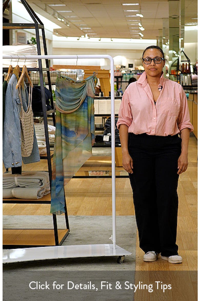 Beaded Belt Asymmetric Midi Skirt video
