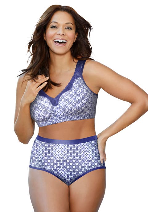 Cotton Comfort Wireless Bra (plus)