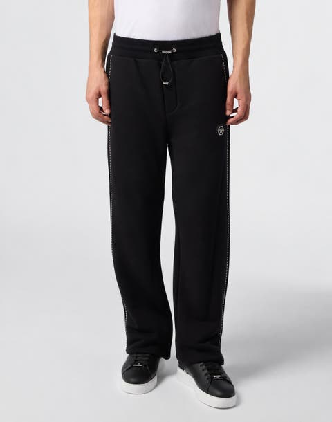 Tracksuit Pants Contrast Stitching Men