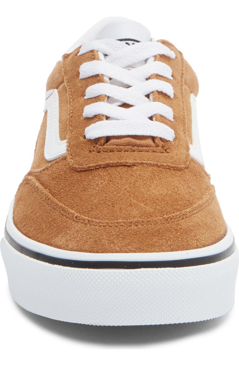 Vans Kids' Brooklyn Low Top Sneaker, Alternate, color, Suede Chipmunk