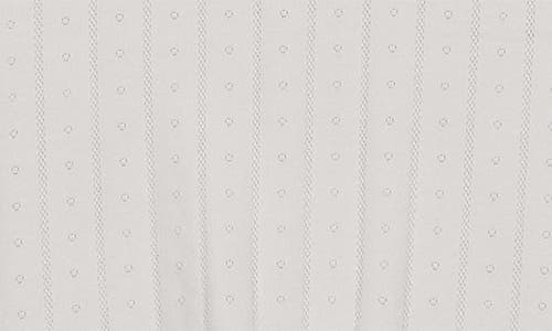 Maniere Manière Bebe Pointelle Footie In White