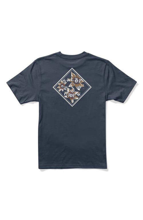 Salty Crew Kids' Tippet Fill Cotton Graphic T-shirt In Blue