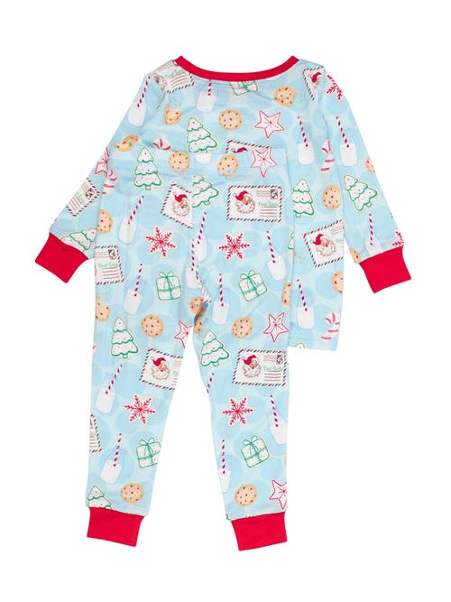 Rufflebutts Softsnooze Long Sleeve Pajama Set In Blue