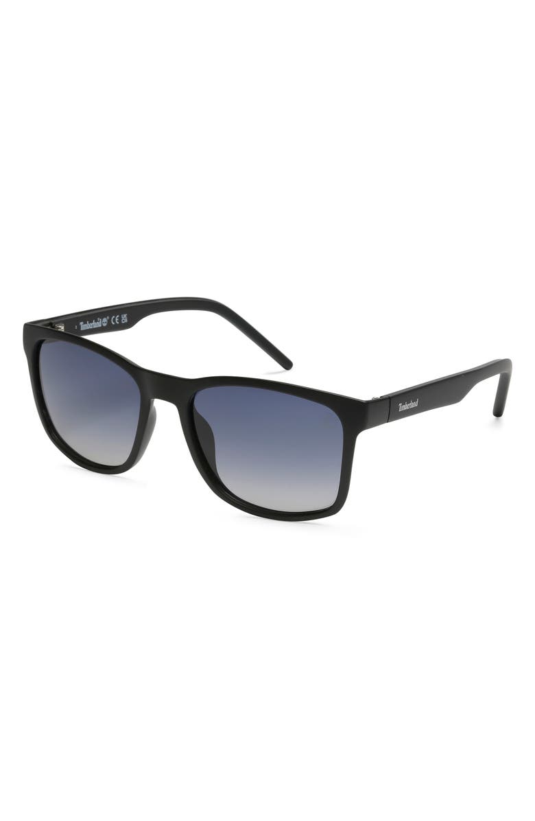 Timberland 56mm Polarized Square Sunglasses, Alternate, color, 