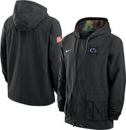 Nike Men's Nike Black Penn State Nittany Lions 2025 NCAA Military Appreciation Full-Snap Jacket