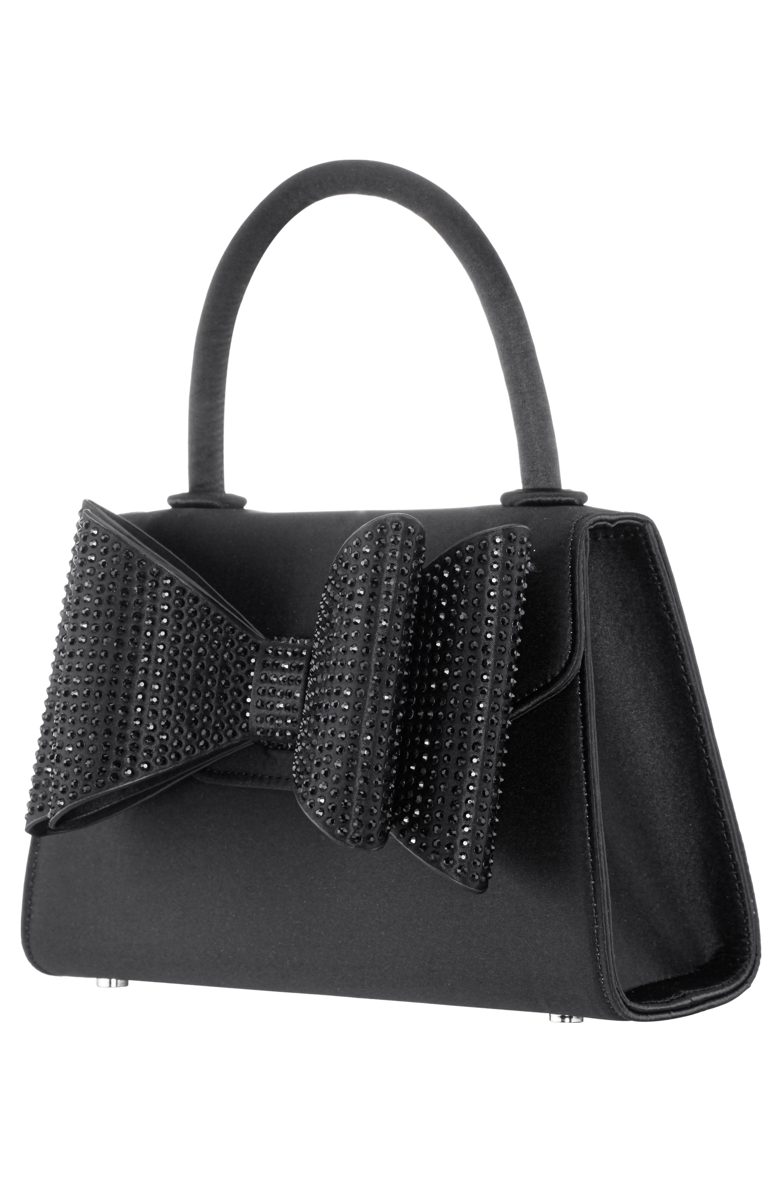 Nina Alila Top Handle Bag, Alternate, color, Black