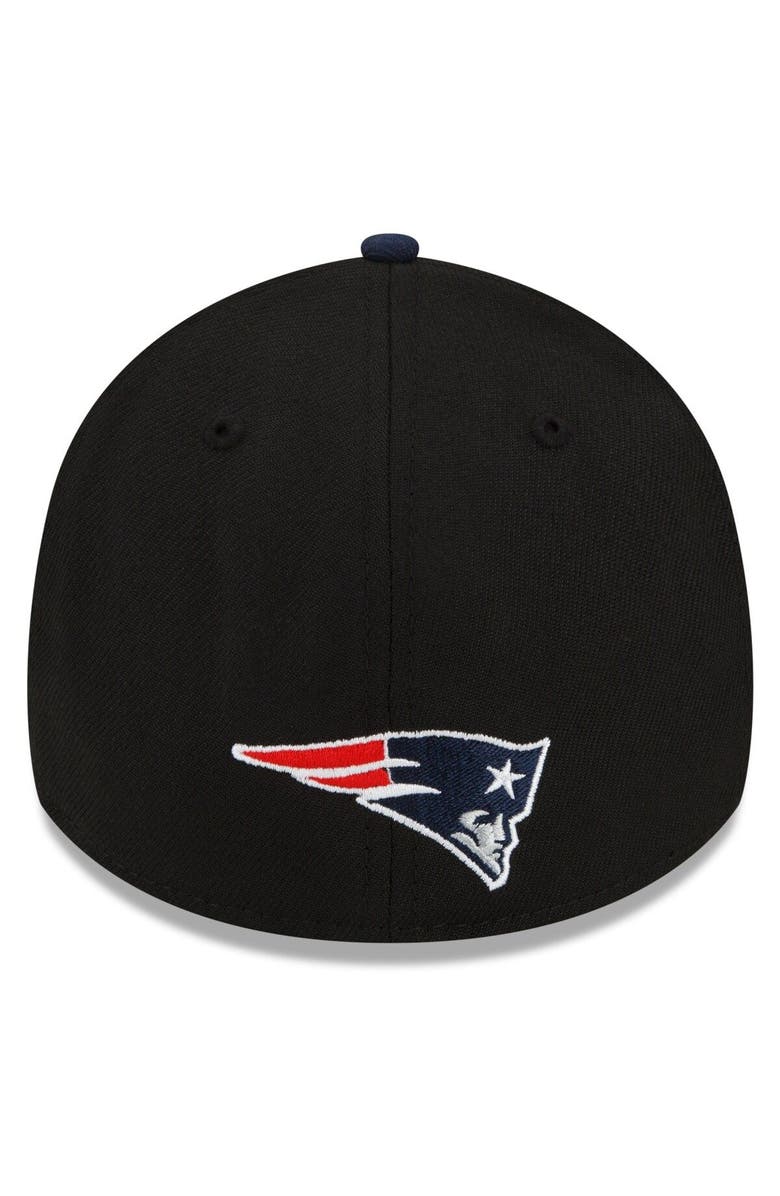 New Era Men's New Era Black/Navy New England Patriots 2022 NFL Draft 39THIRTY Flex Hat, Alternate, color, Black
