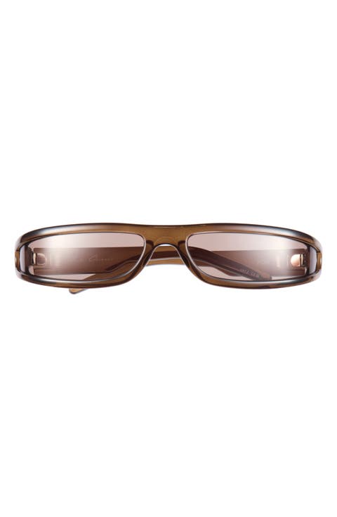 FOG Rectangular Wraparound Sunglasses