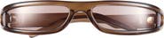 Rick Owens FOG Rectangular Wraparound Sunglasses