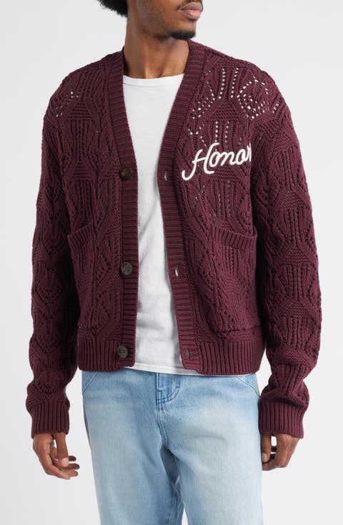 Open Stitch Cotton Cardigan