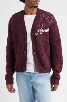 HONOR THE GIFT Open Stitch Cotton Cardigan