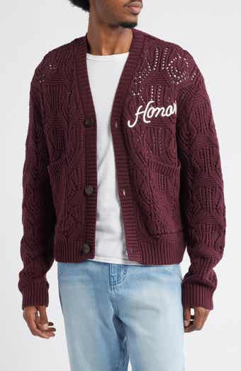 HONOR THE GIFT Open Stitch Cotton Cardigan