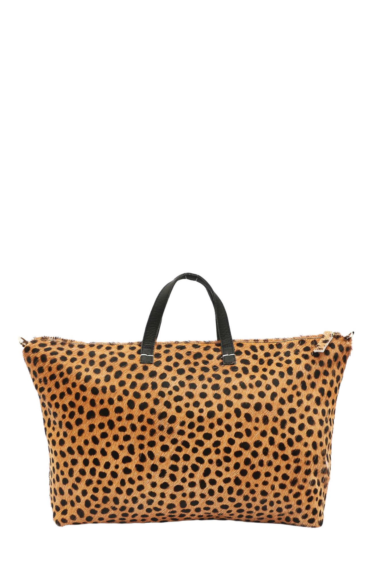 The Artisan & Company Leopard Travel Bag, Main, color, Leopard Print