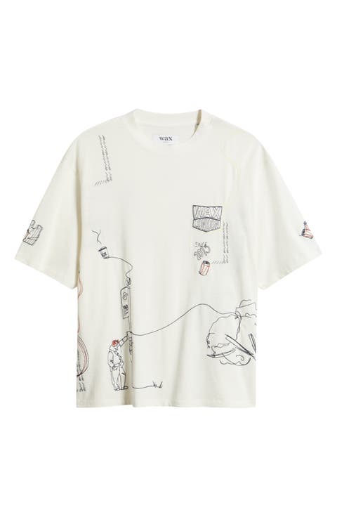 Milton London Life Scribble Graphic T-Shirt