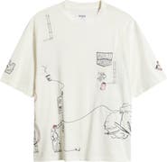 Wax London Milton London Life Scribble Graphic T-Shirt