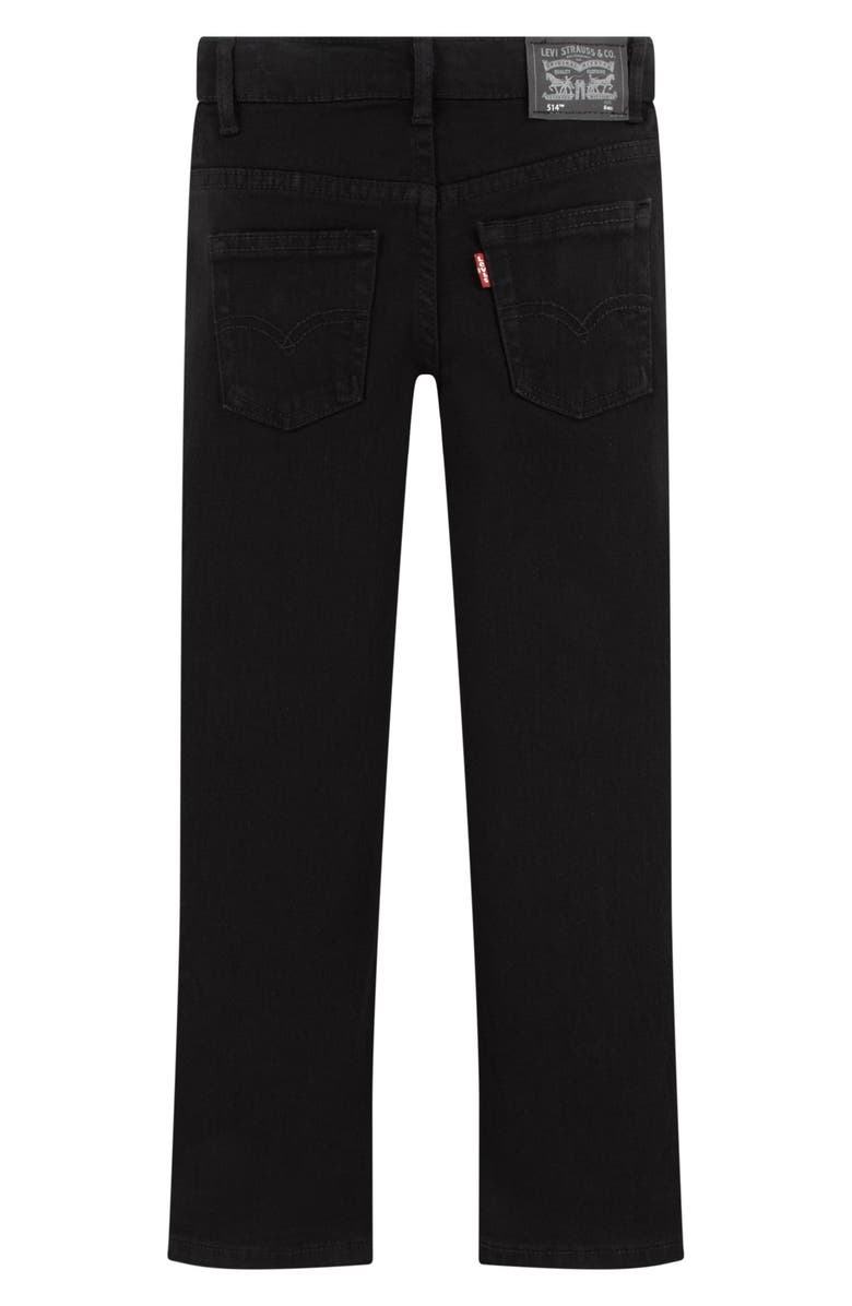 Levi's<sup>®</sup> Kids' 514<sup>™</sup> Performance Straight Leg Jeans, Alternate, color, Black