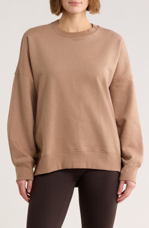 Solstice Oversize Cotton Blend Sweatshirt
