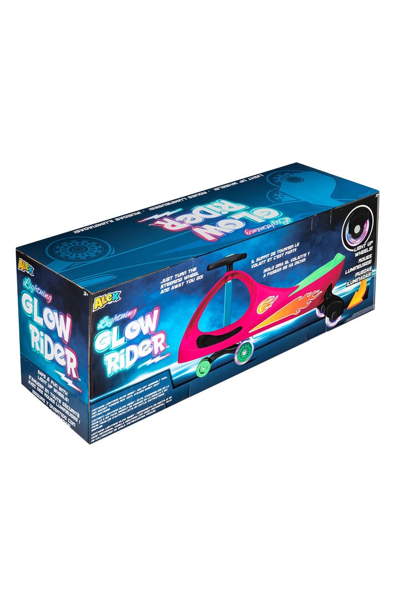 ALEX Lightning Glow Riderpink & Greeninertia Ride on Toy, 3+, Alternate, color, 