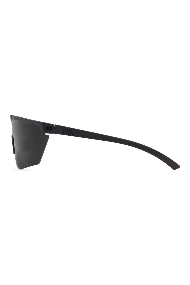 Cove Polarized Shield Sunglasses, Alternate, color, MATTE BLACK/ GREY POLAR