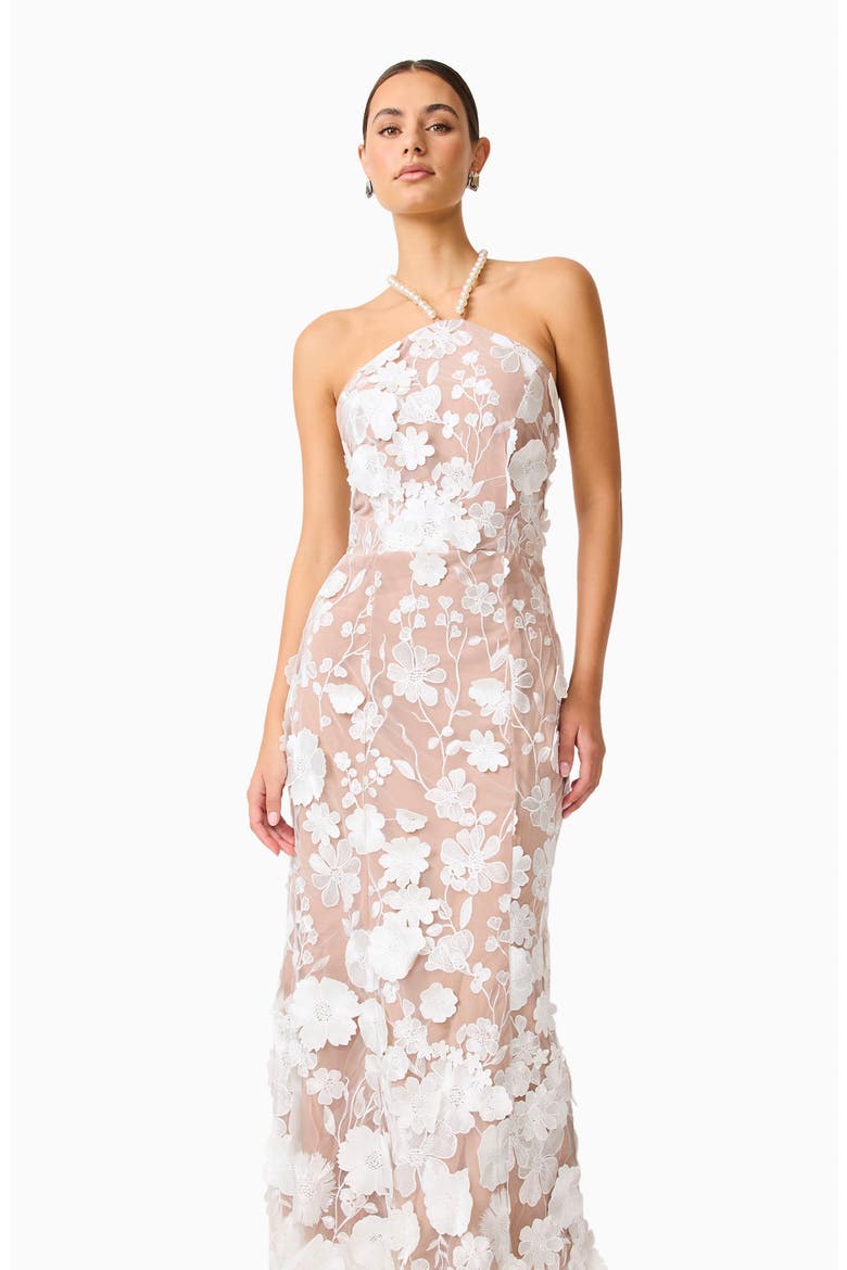 Jules Halter Dress, Alternate, color, WHITE
