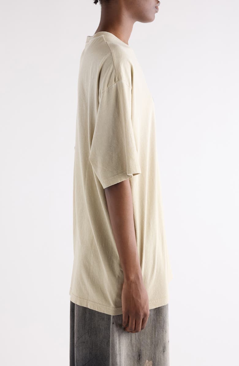 Acne Studios Edra Fairy Tale Logo Graphic T-Shirt, Alternate, color, Oat Beige