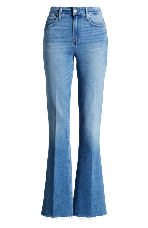 PAIGE PAIGE LAUREL CANYON RAW HEM BOOTCUT JEANS