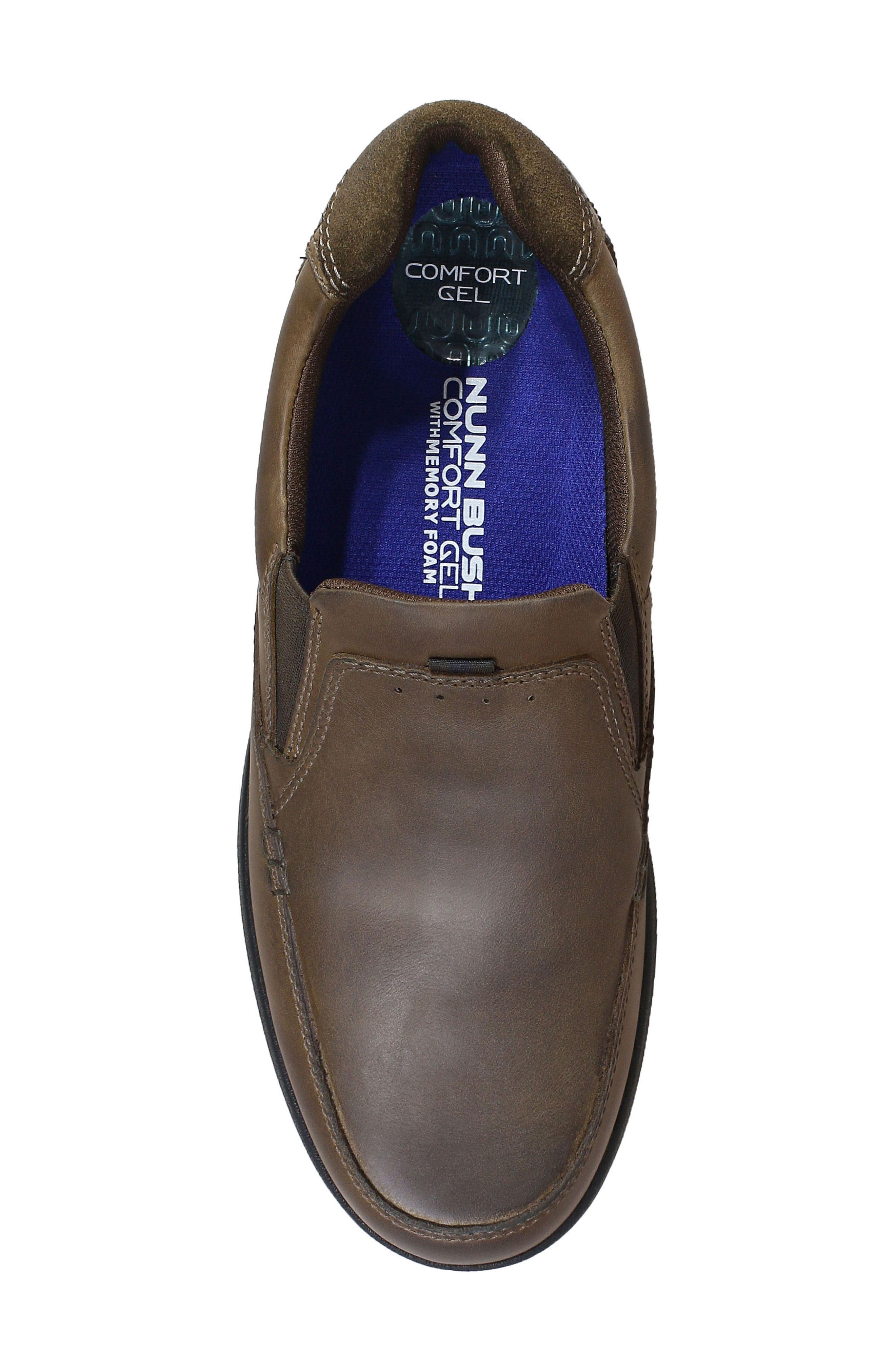 Cam Moc Toe Slip-On - Wide Width Available, Alternate, color, BROWN