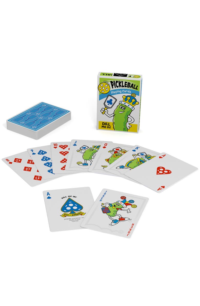TREND Pickleball Playing Cards, 52 Card Deck, Alternate, color, Multicolored