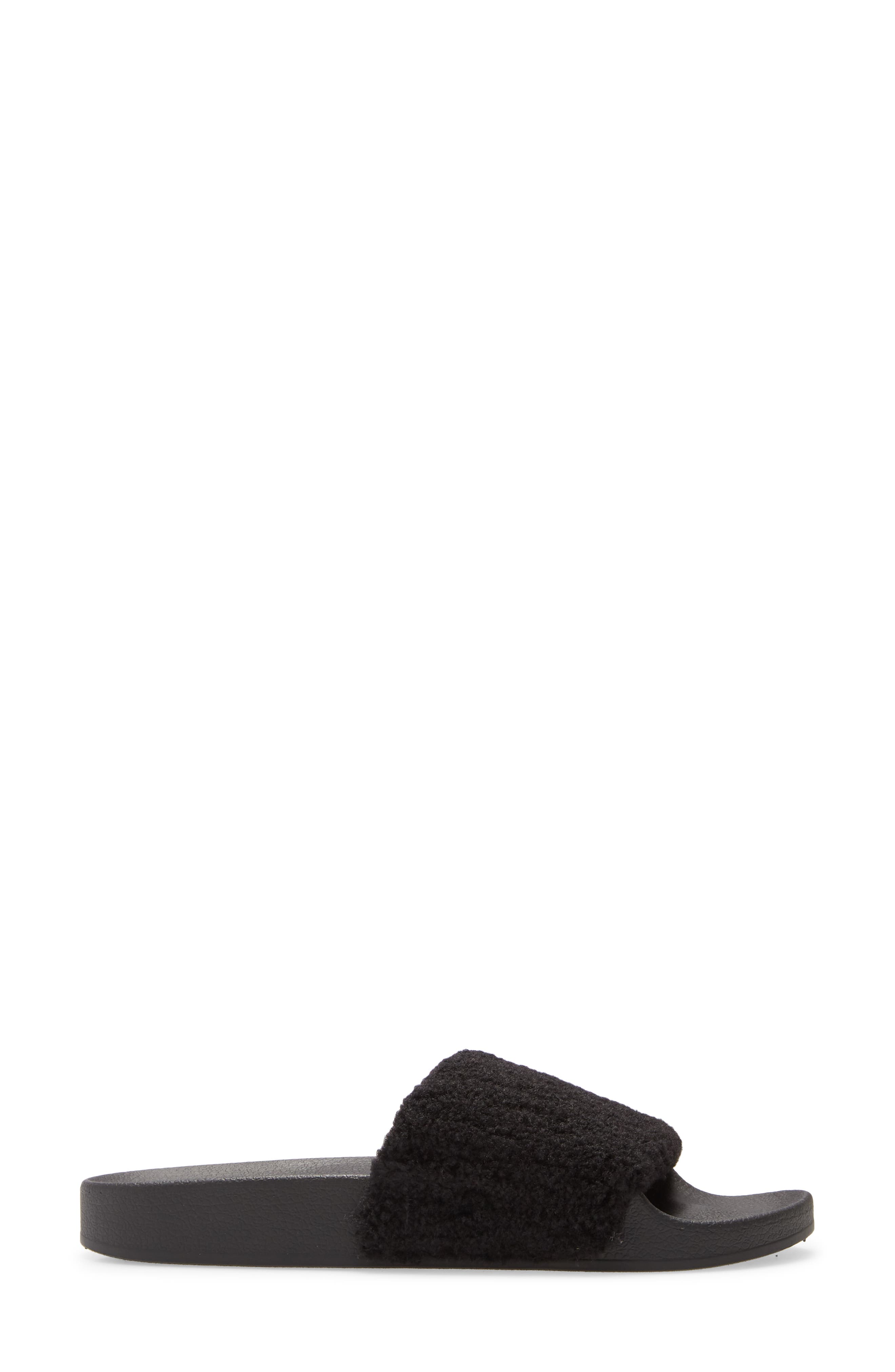 Steve Madden Shear Faux Shearling Slide Slipper, Alternate, color, 