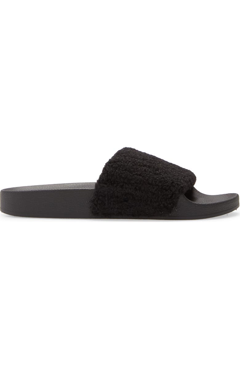 Steve Madden Shear Faux Shearling Slide Slipper, Alternate, color,