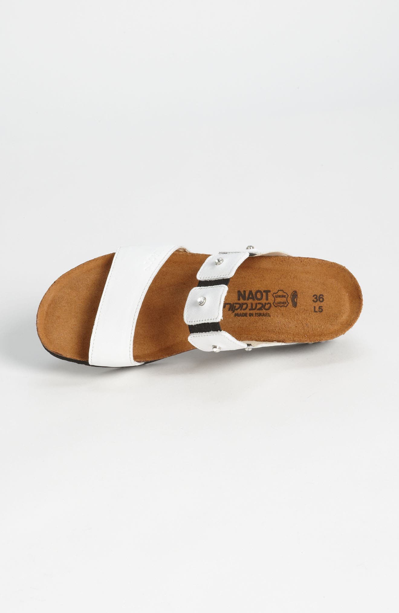 Naot 
Ashley
 Sandal, Alternate, color, White Leather