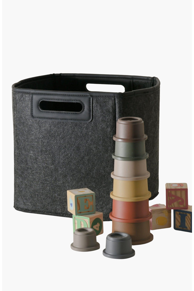 The Jamie Bin - 10", Alternate, color, Carbon - Set of 3